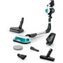 Bosch BCS71HYG1 scopa elettrica Aspirapolvere elettrica Batteria Secco e bagnato HEPA Senza sacchetto 0,3 L 23,5 W Nero, Bianco