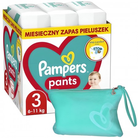 Pampers Pants Boy/Girl 3 204 pc(s)