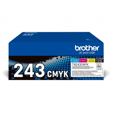 Brother TN-243CMYK toner 1 unidade(s) Original Preto, Ciano, Magenta, Amarelo