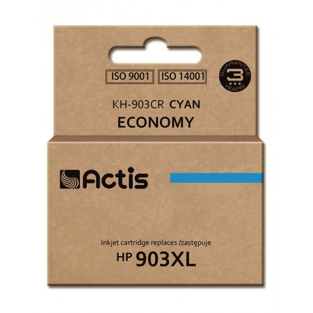 Actis KH-903CR ink (replacement for HP 903XL T6M03AE- Standard- 12 ml- cyan) - New Chip