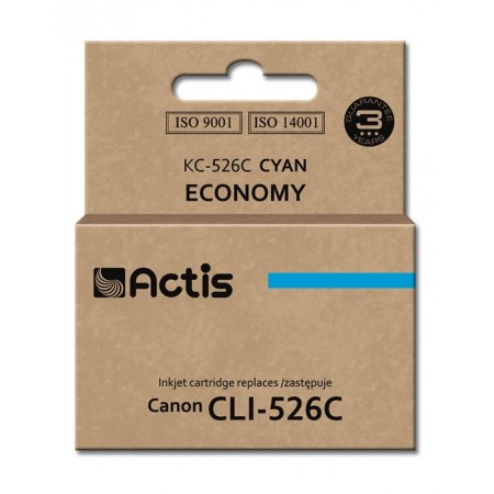 Actis KC-526C Ink Cartridge (replacement for Canon CLI-526C- Standard- 10 ml- cyan)