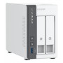QNAP TS-216G servidor NAS e de armazenamento Tower Cortex-A Cortex-A55 4 GB HDD Branco