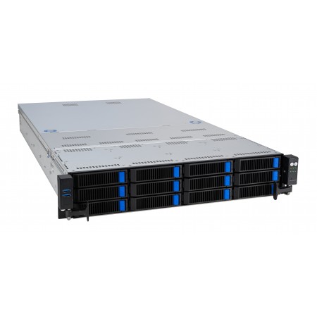 ASUS RS720A-E12-RS12 Socket SP5 Rack (2U) Cinzento