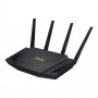 ASUS RT-AX58U router sem fios Gigabit Ethernet Dual-band (2,4 GHz   5 GHz) Preto