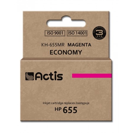 Actis KH-655MR ink for HP printer- HP 655 CZ111AE replacement- Standard- 12 ml- magenta