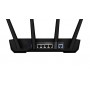 ASUS TUF Gaming AX3000 V2 router sem fios Gigabit Ethernet Dual-band (2,4 GHz   5 GHz) Preto, Laranja