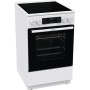 Gorenje GECS5C70WA Fogão independente Eléctrico Bico em espiral Branco