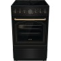 Gorenje GECS5B70CLB Fogão independente A Eléctrico Cerâmica Preto