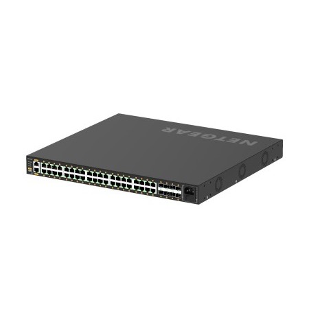 NETGEAR GSM4248P-100EUS switch de rede Gerido L2 L3 L4 Gigabit Ethernet (10 100 1000) Power over Ethernet (PoE) Preto