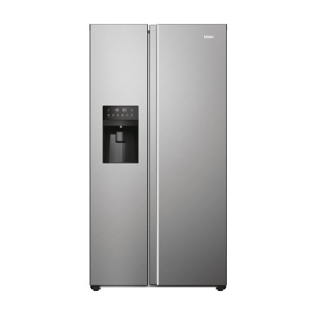 Haier SBS 90 Serie 5 HSR5918DIMP frigorífico americano Independente 511 l D Platina, Aço inoxidável