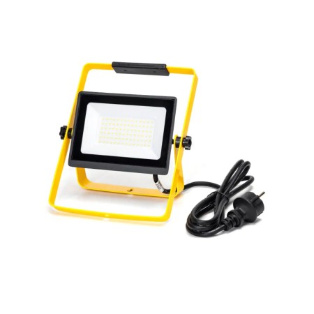 Luz de trabalho portátil 50w 6500w 1,8m cabo de alimentação