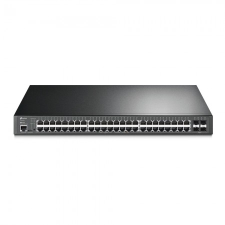 TP-Link JetStream TL-SG3452P switch de rede Gerido L2 L3 Gigabit Ethernet (10 100 1000) Power over Ethernet (PoE) 1U Preto