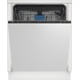 Beko b300 Lavastoviglie a scomparsa totale 60 cm, Classe D, 44dBA, 15 coperti, 6 programmi, Cerniere Sliding