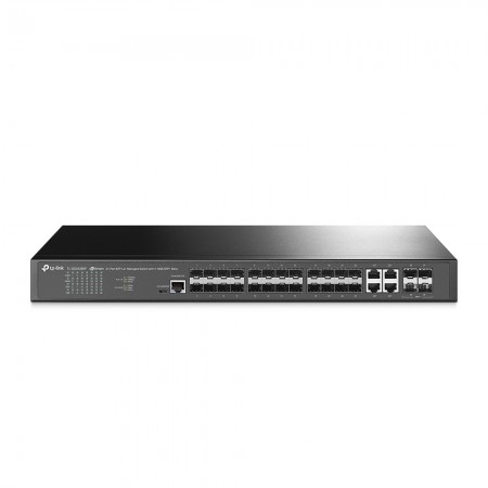 TP-Link JetStream TL-SG3428XF switch de rede Gerido L2+ 1U Preto