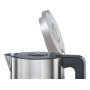 Bosch TWK8611P chaleira elétrica 1,5 l 2400 W Antracite, Aço inoxidável, Branco