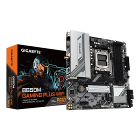 GIGABYTE B650M GAMING PLUS WIFI Motherboard - AMD Ryzen 9000 CPUs, 5+2+2 Phases VRM, up to 8000MHz DDR5, 2xPCIe 4.0 M.2, 2.5GbE GIGABYTE B650M GAMING PLUS WIFI AMD B650 Ranhura AM5 micro ATX