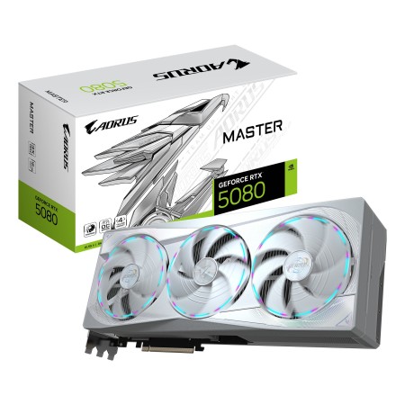 GIGABYTE AORUS GeForce RTX 5080 MASTER ICE 16G NVIDIA 16 GB GDDR7