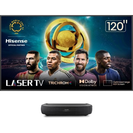 Hisense 120L9HA TV de projeção Projetor de ultra curta distância 3000 ANSI lumens DLP UHD 4K (3840x2160) Preto