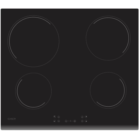 Candy Idea 33803209 Preto Embutido 59 cm Cerâmica 4 zona(s)