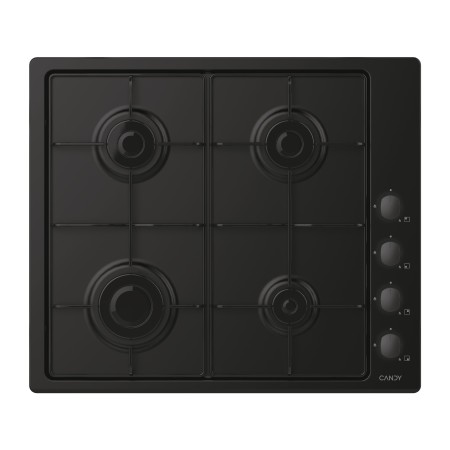 Candy Idea CHW6LBB Preto Embutido 60 cm Gás 4 zona(s)