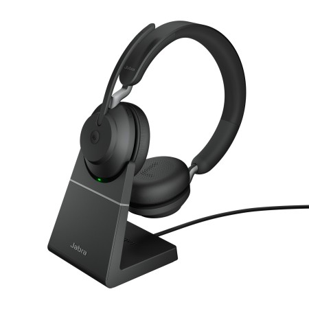 Jabra Evolve2 65 Auscultadores Sem fios Fita de cabeça Escritório Call center USB Type-A Bluetooth Preto