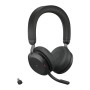 Jabra Evolve2 75 Auscultadores Com fios e sem fios Fita de cabeça Chamadas Música USB Type-C Bluetooth Suporte de carregamento