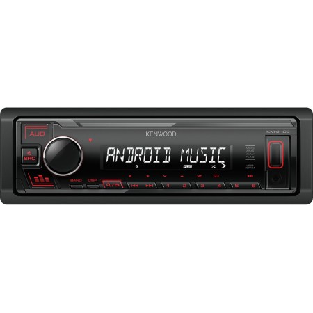 Kenwood KMM-105RY recetor multimédia para automóvel Preto 50 W