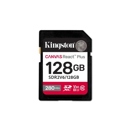 Kingston Technology Canvas React Plus 128 GB SDXC UHS-II Classe 10