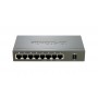 D-Link DES-1008PA switch de rede Não-gerido Fast Ethernet (10 100) Power over Ethernet (PoE) Preto