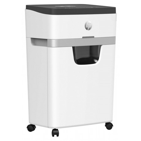 HP ONESHRED 12MC shredder, micro cut, P-5, 12 cards, 25l, light grey