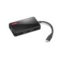 Lenovo GX91M73945 base & duplicador de portas Com fios USB 3.2 Gen 1 (3.1 Gen 1) Type-C Preto