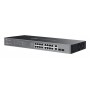 TP-Link Omada ES220GMP switch de rede Gerido L2 Gigabit Ethernet (10 100 1000) Power over Ethernet (PoE) Preto