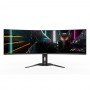 GIGABYTE AORUS CO49DQ monitor de ecrã 124,5 cm (49") 5120 x 1440 pixels DQHD OLED Preto
