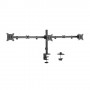Gembird MA-D3-01 Adjustable desk 3-display mounting arm (rotate, tilt, swivel), 17”-27”, up to 7 kg