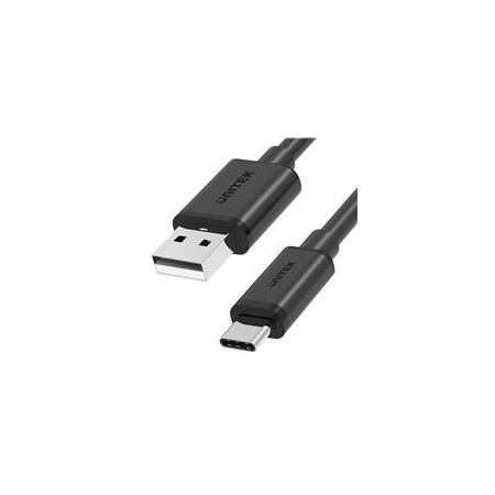 UNITEK USB CABLE USB-A — USB-C 25CM, Y-C480BK