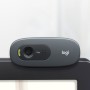 Logitech 960-001063 webcam 3 MP 1280 x 720 pixels USB Cinzento Escuro