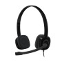 Logitech 981-000589 auscultador Auscultadores Com fios Fita de cabeça Escritório Call center Preto
