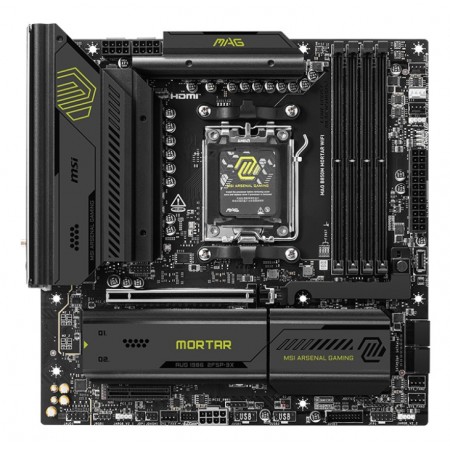 MSI MAG B850M MORTAR WIFI motherboard AMD B850 Ranhura AM5 micro ATX