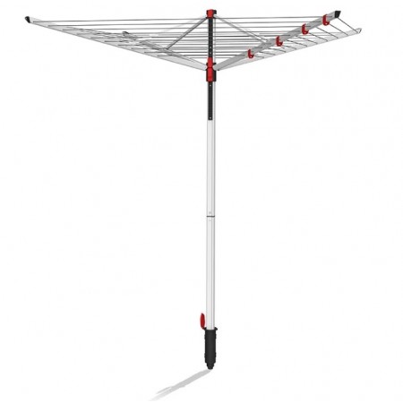 Outdoor Clothes Drying Rack Vileda Sun Lift Compact 168250 Black, White Aluminium 40 m