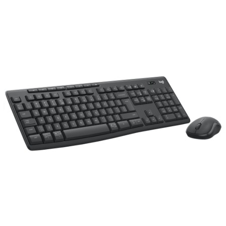 Logitech 920-012077 teclado Rato incluído Escritório Bluetooth QWERTY Estados Unidos (Internacional) Grafite