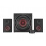 GENESIS Helium 610BT conjunto de colunas 60 W PC Laptop Preto, Vermelho 2.1 canais 2-way 30 W Bluetooth