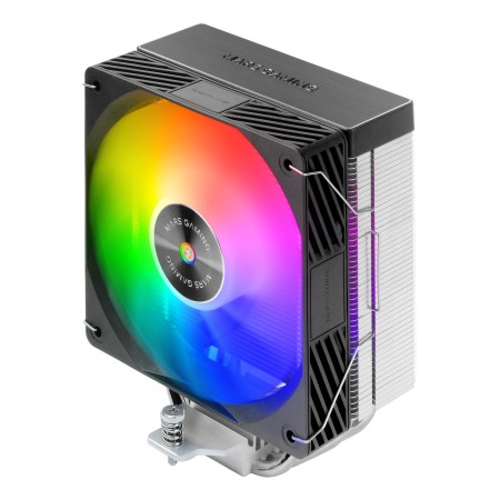 Mars Gaming MCPU-X4ARGB Processador Arrefecimento a ar 12 cm Preto 1 unidade(s)
