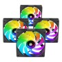 Mars Gaming MFSI4KIT Sistema de Arrefecimento de Computador Caixa de computador Ventoinha 12 cm Preto