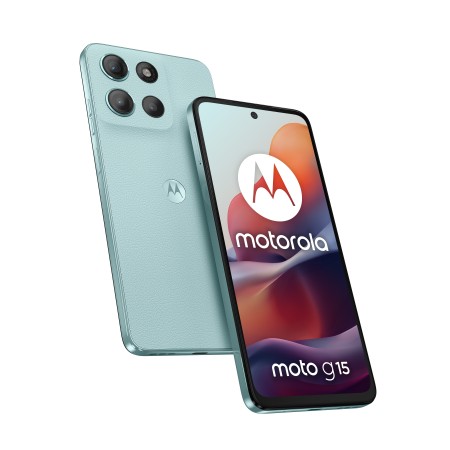 Motorola moto g15 17,1 cm (6.72") Dual SIM Android 15 4G USB Type-C 8 GB 128 GB 5200 mAh Azul Claro