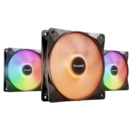 be quiet! LIGHT WINGS LX 120mm PWM High Speed 3-Pack Black Case per computer Ventilatore 12 cm Nero 3 pz