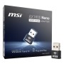 MSI AX1800 Nano WiFi USB Adapter placa adaptador de interface USB 2.0
