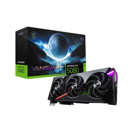 MSI GEFORCE RTX 5080 16G VANGUARD SOC placa de vídeo NVIDIA 16 GB GDDR7