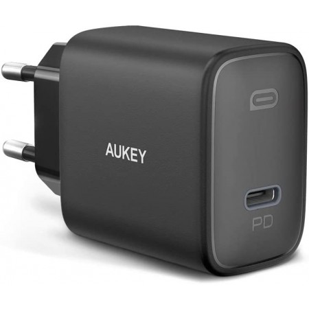 AUKEY PA-F1S Swift mobile device charger Black 1xUSB C Power Delivery 3.0 20W 3A