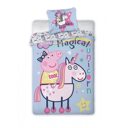 Baby Peppa Pig bedding 002 140x200cm + pillow 70x90cm