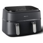 Philips 3000 series NA351 00 fritadeiras Duplo 9 l Independente 2750 W Fritadeira a ar quente Cinzento